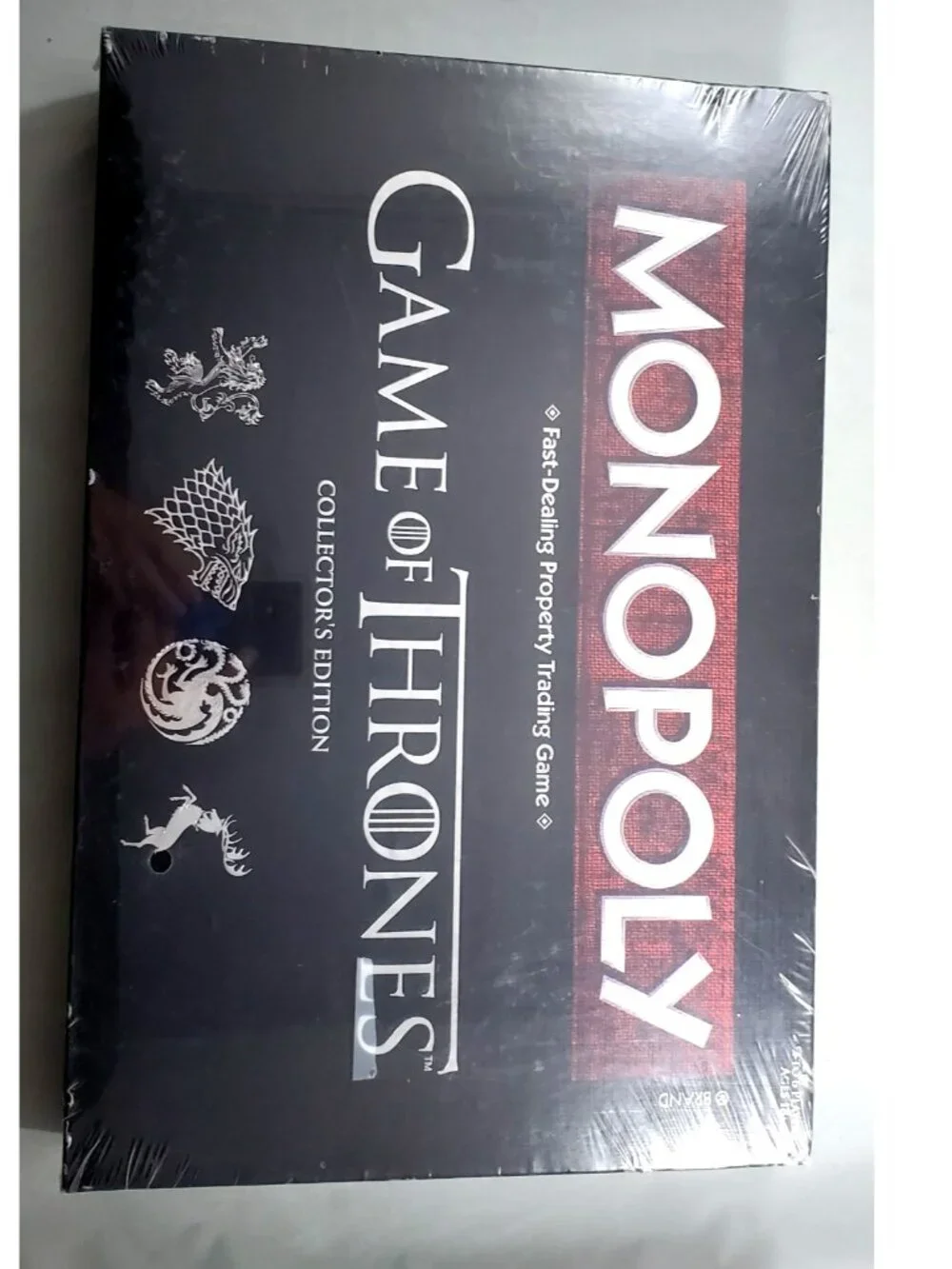 Monopoly Game of Thrones Collector's Edition  Board Game Sealed Box Damage